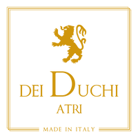 Dei Duchi Atri logo with a lion emblem on a transparent background background